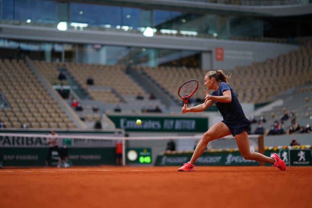 Fiona Ferro, Roland Garros 2020, third round