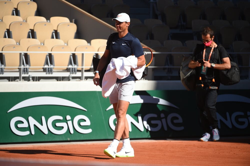 Rafael Nadal practice Roland-Garros 2021