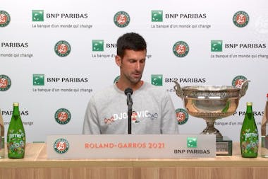 Novak Djokovic press conference finale 2021