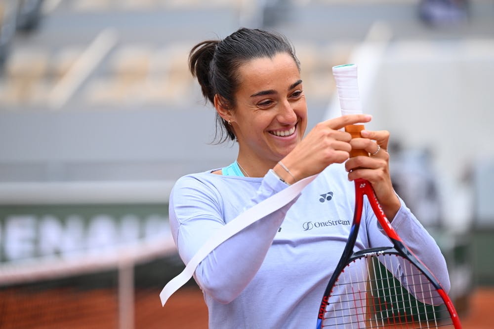 Caroline Garcia, practice, Roland-Garros 2023 