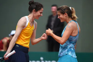 Nathalie Dechy et Amélie Mauresmo Trophée des Légendes Roland-Garros 2018