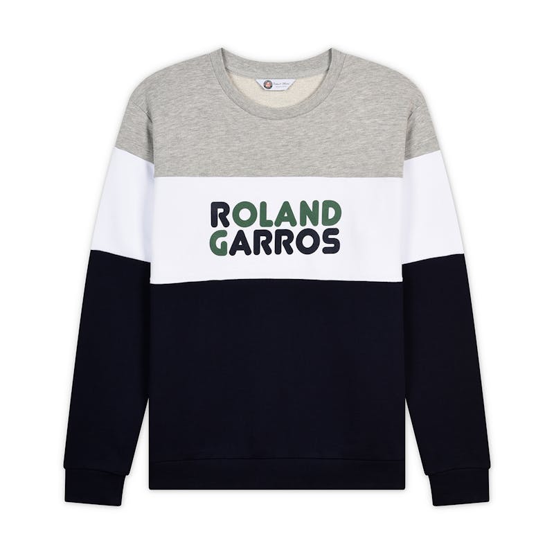 Griffe Roland-Garros, Sweatshirt homme, color block
