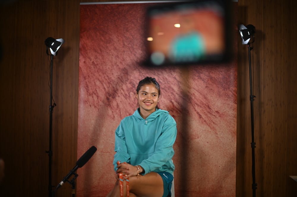 Emma Raducanu, Media Day, Roland-Garros 2022