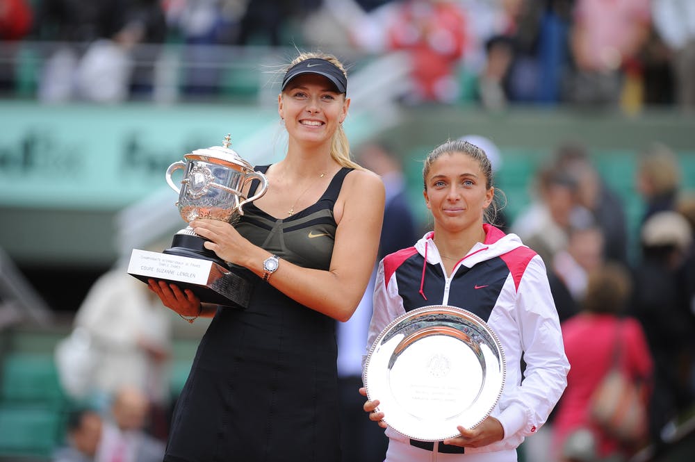 Sara Errani et Maria Sharapova, Roland-Garros 2012, finale