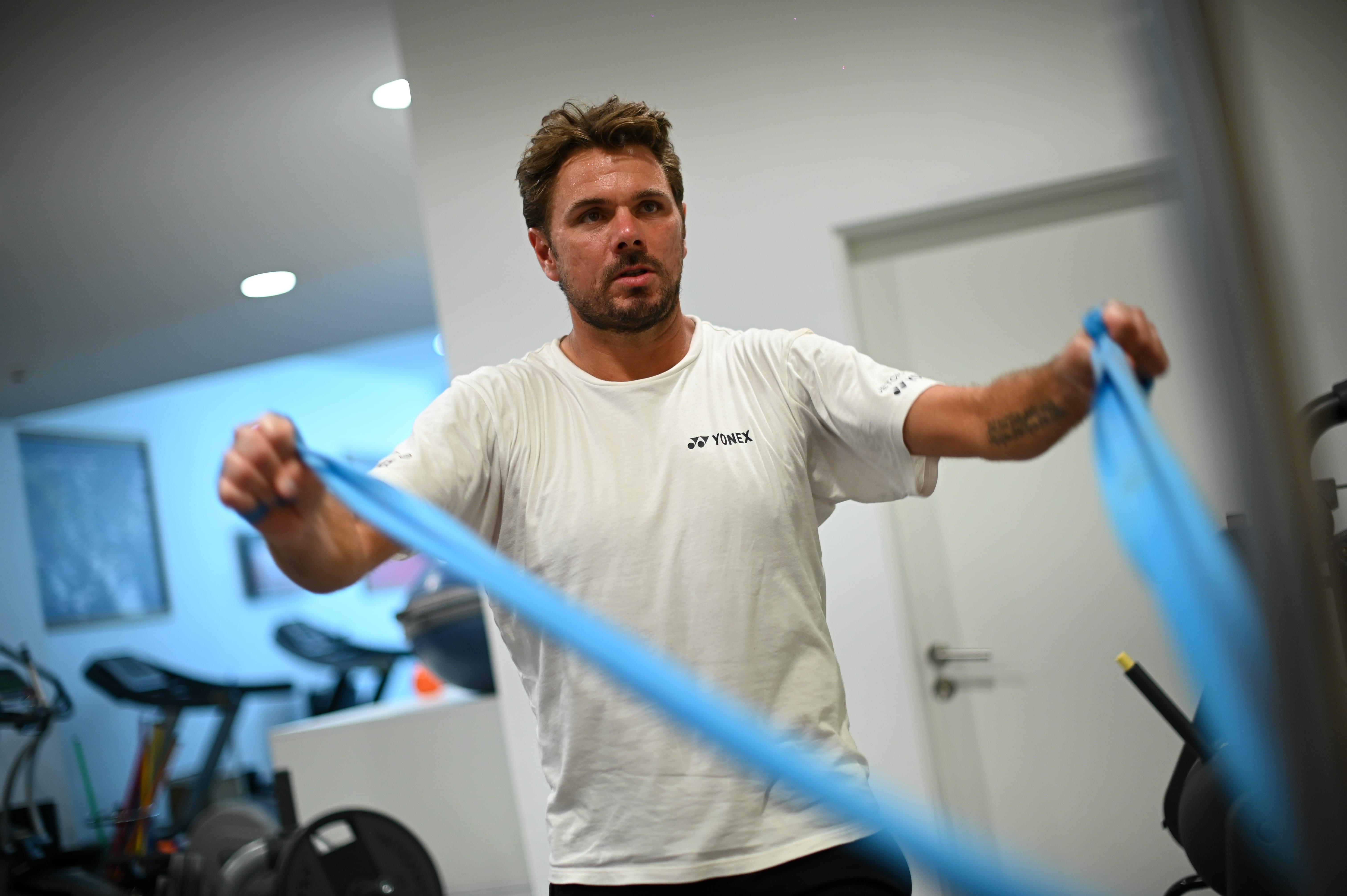 Stan Wawrinka en coulisses