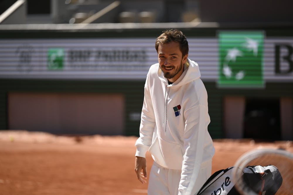 Daniil Medvedev, entraînement, Roland-Garros 2023