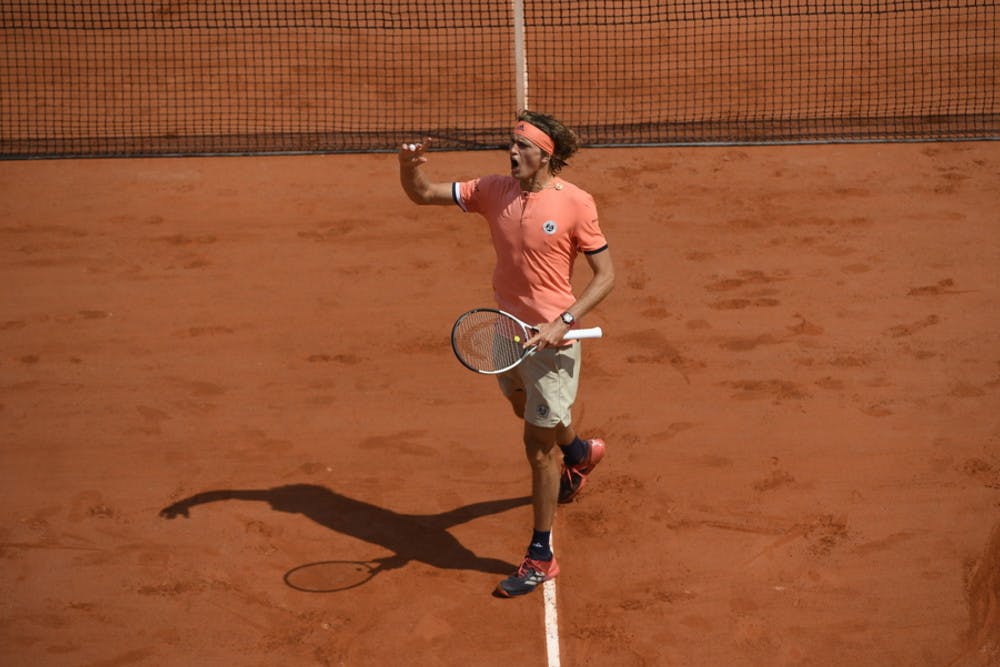 Roland-Garros 2018, Alexander Zverev, 8e de finale