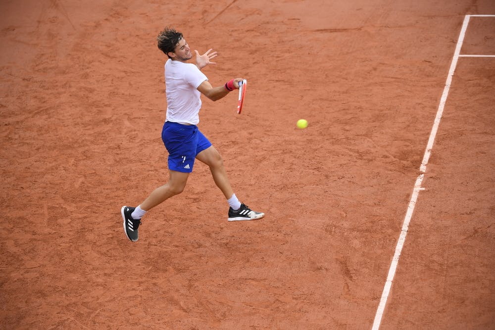 Dominic Thiem, Roland-Garros 2020, entraînement, jeudi 24 septembre