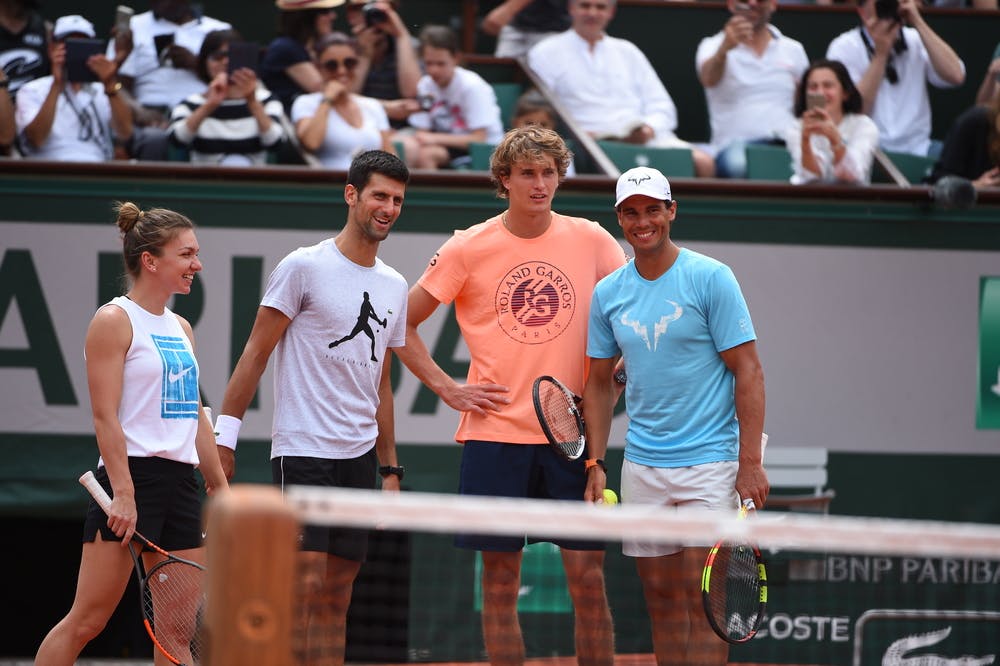 Simona Halep, Novak Djokovic, Alexander 