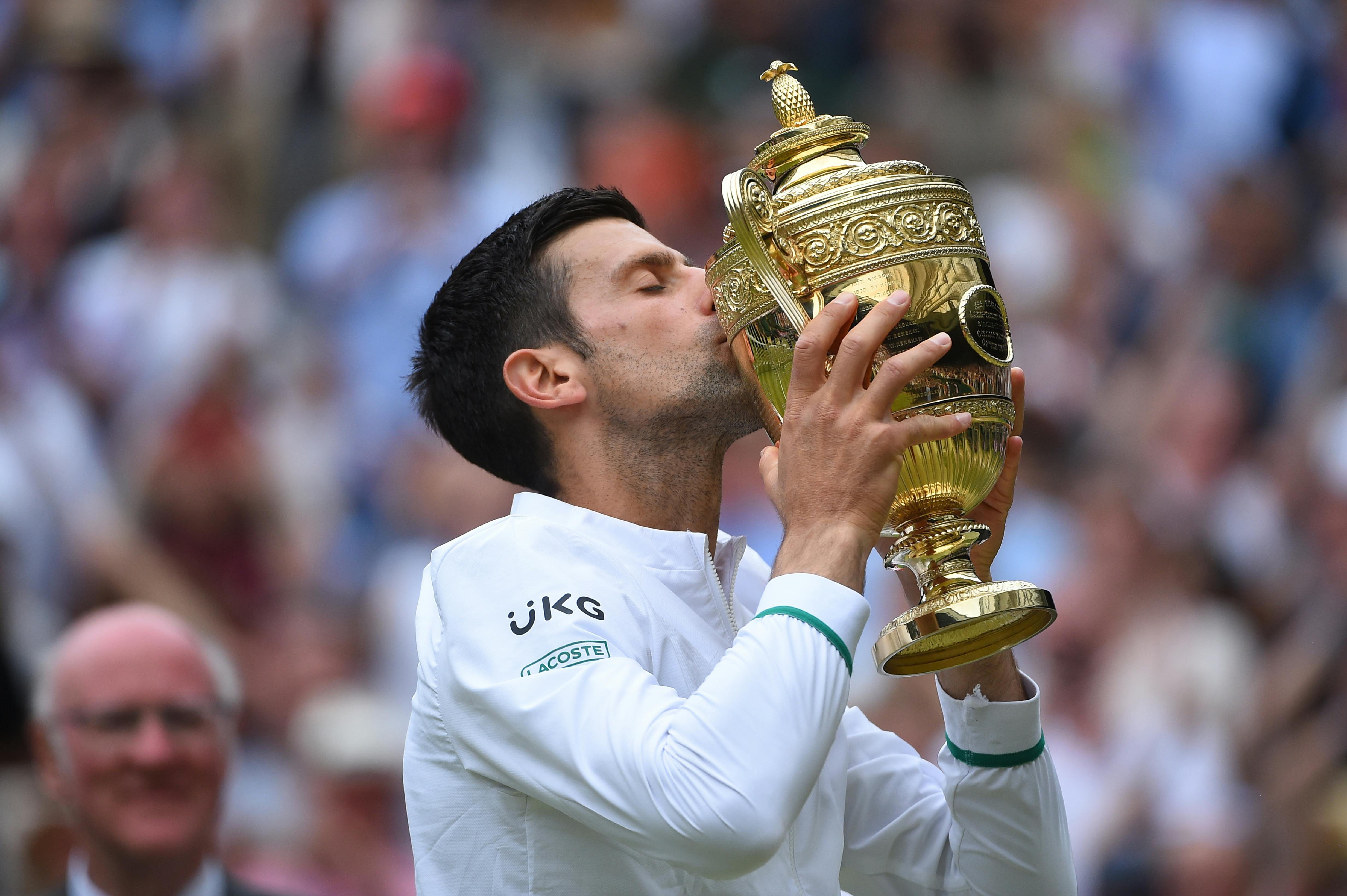 Novak Djokovic Wimbledon 2021 winner