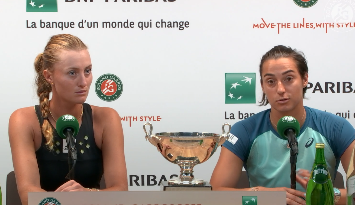 Kristina Mladenovic et Caroline Garcia / Finale Roland-Garros 2022