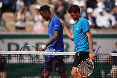 Dominic Thiem and Gael Monfils