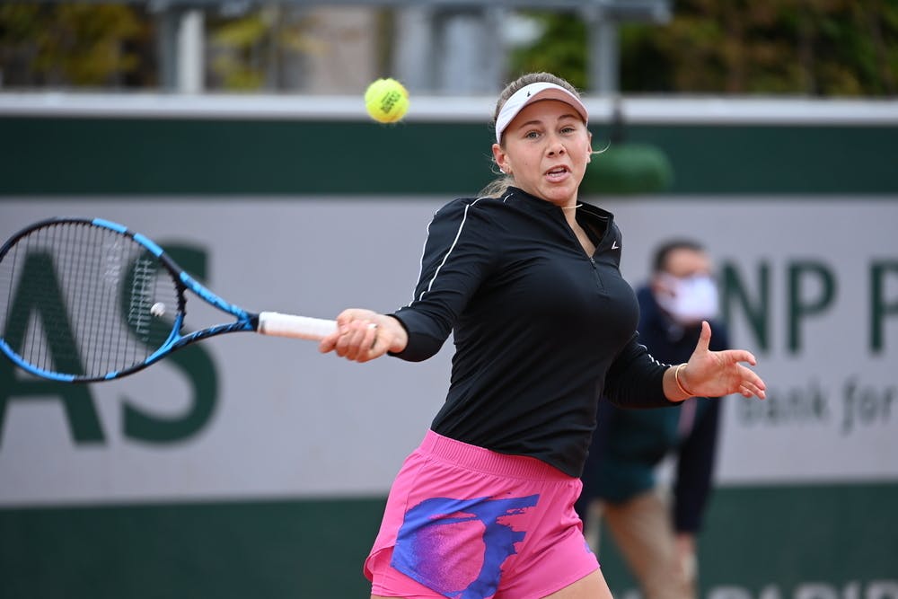 Amanda Anisimova, Roland Garros 2020, first round