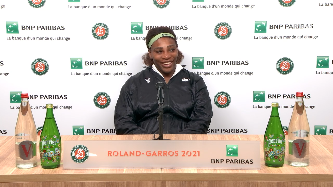 Serena Williams Roland-Garros 2021 press