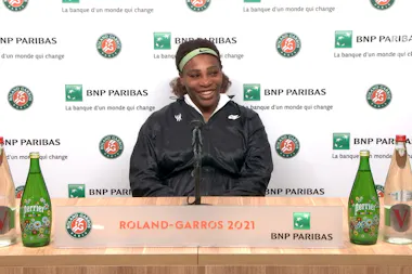Serena Williams Roland-Garros 2021 press Serena Williams Roland-Garros 2021 press