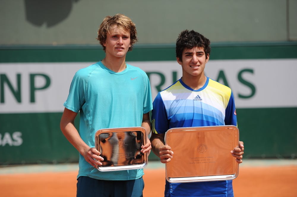 Alexander Zverev, Cristian Garin, junior final, Roland-Garros 2013