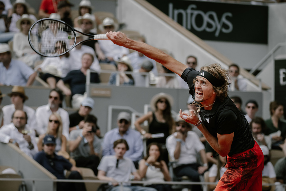 Alexander Zverev, quarts de finale, Roland-Garros 2023
