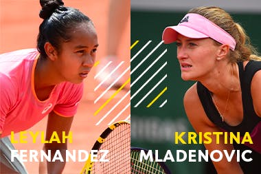 Leylah Fernandez Kristina Mladenovic premier tour Roland-Garros 2022