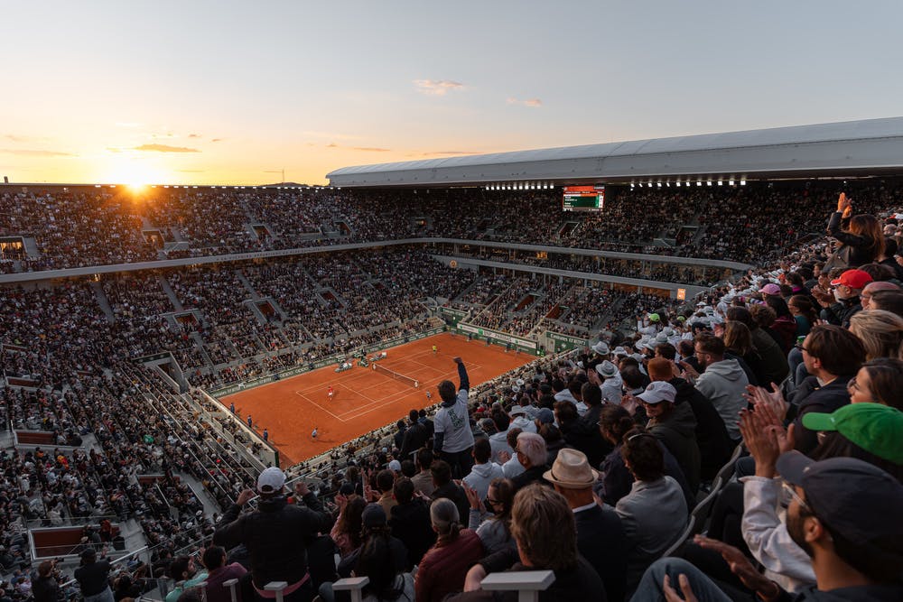 Court Philippe-Chatrier, Roland-Garros 2022