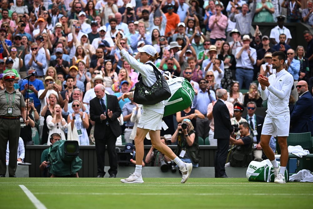 Jannik Sinner & Novak Djokovic / Wimbledon 2022