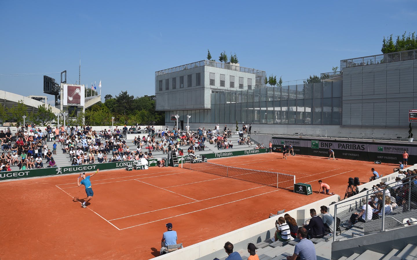 Le court n°7 du stade Roland-Garros