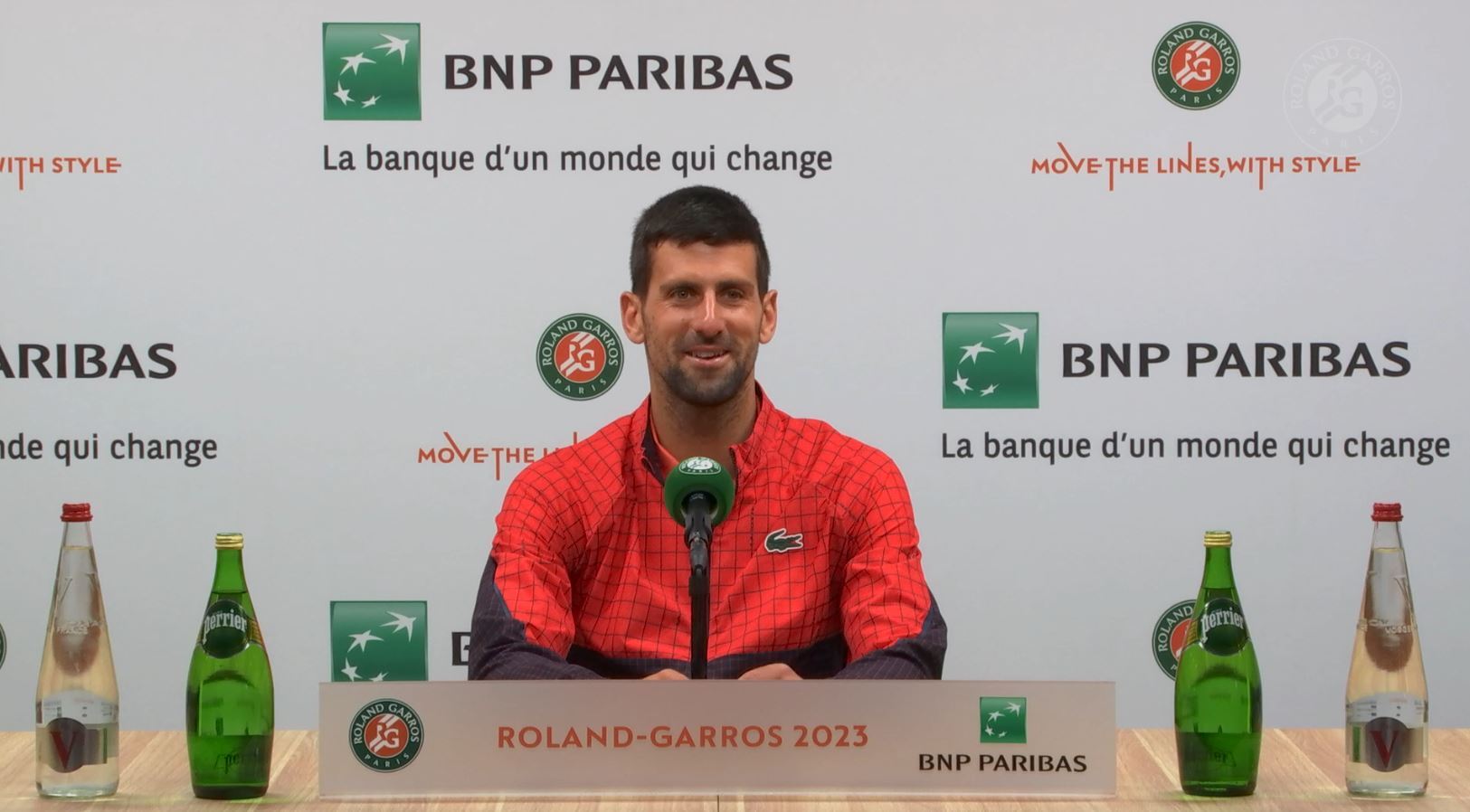 Djokovic, press, second round, Roland-Garros 2023