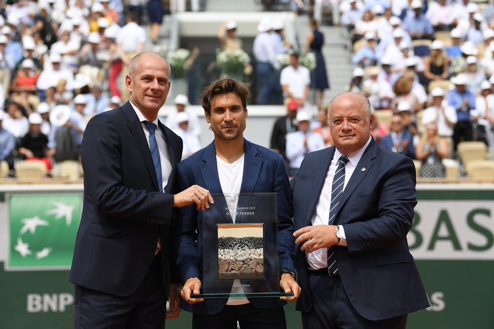 Guy Foret, David Ferrer et Bernard Giudicelli