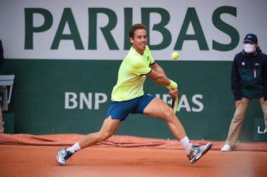 Roberto Carballes Baena, Roland Garros 2020, second round