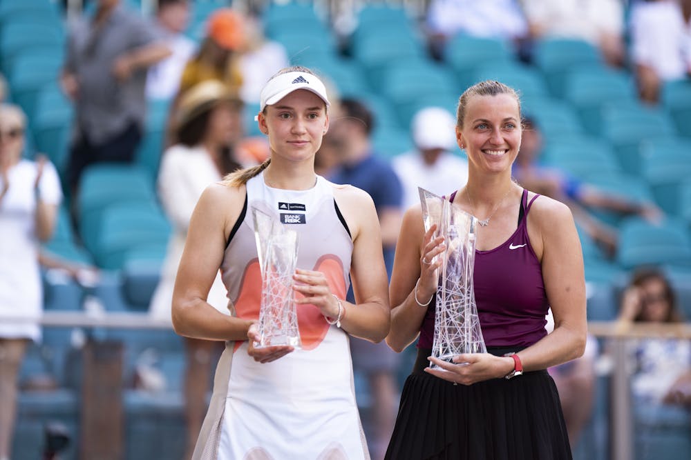 Elena Rybakina & Petra Kvitova / Finale Miami 2023
