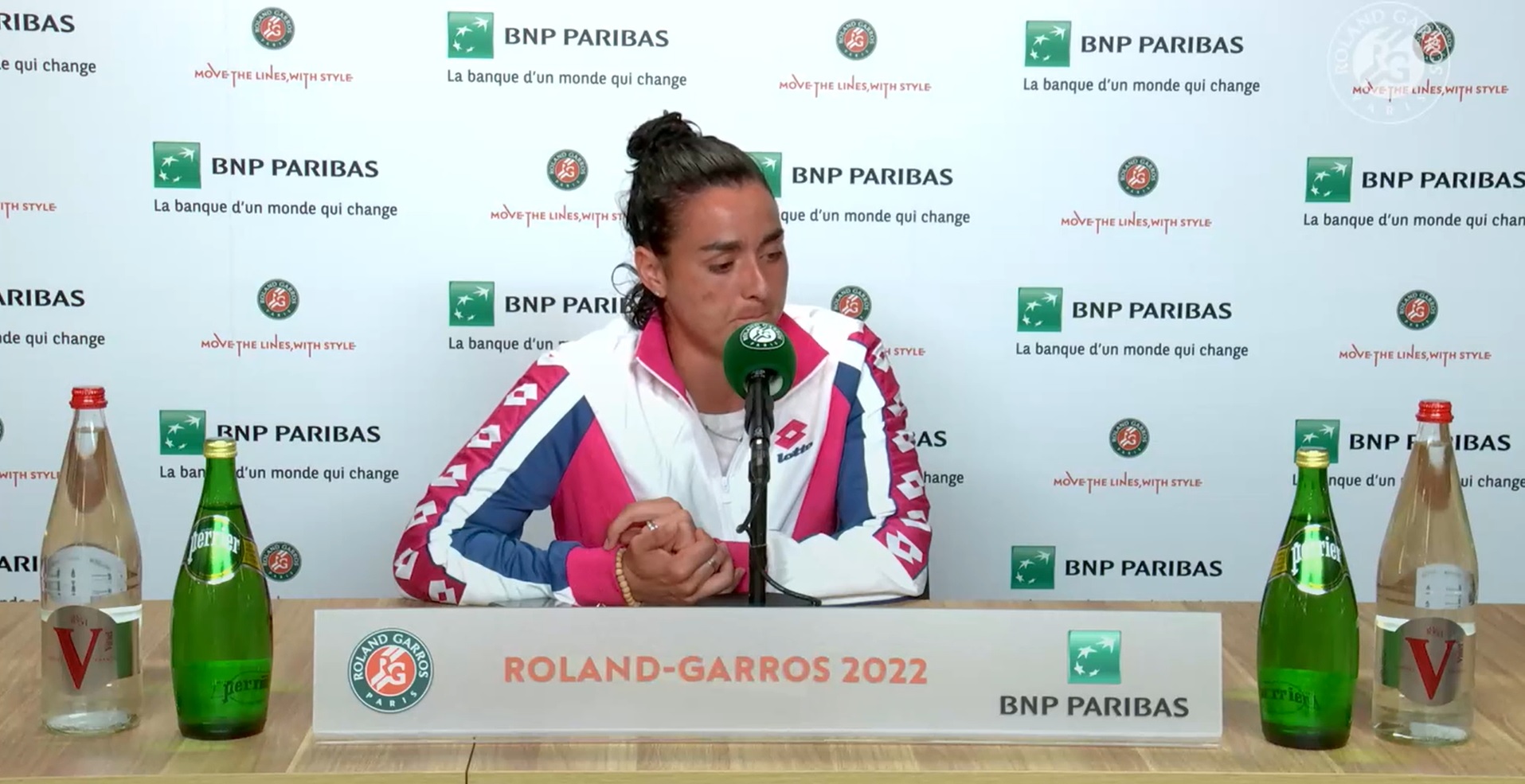 Conférence de presse Ons Jabeur / Premier tour Roland-Garros 2022