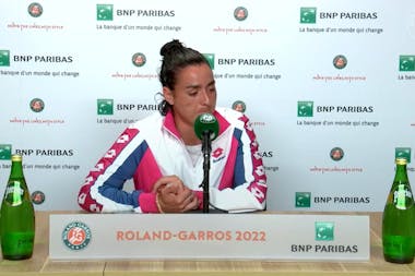Conférence de presse Ons Jabeur / Premier tour Roland-Garros 2022