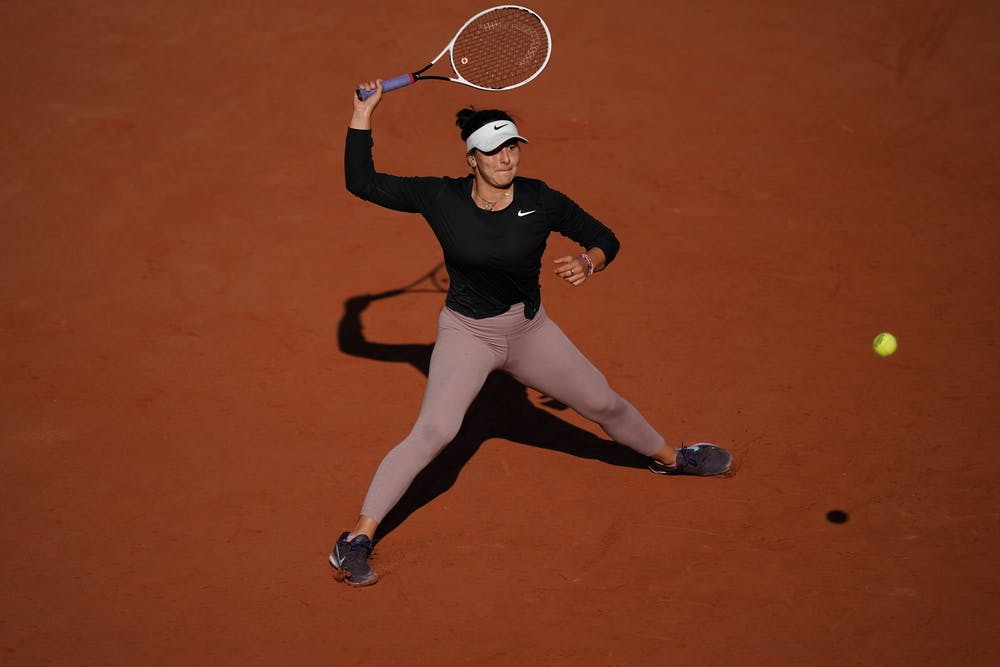 Bianca Andreescu, Roland Garros 2021, practice