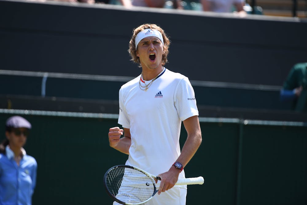 Alexander Zverev à Wimbledon 2018 2e tour