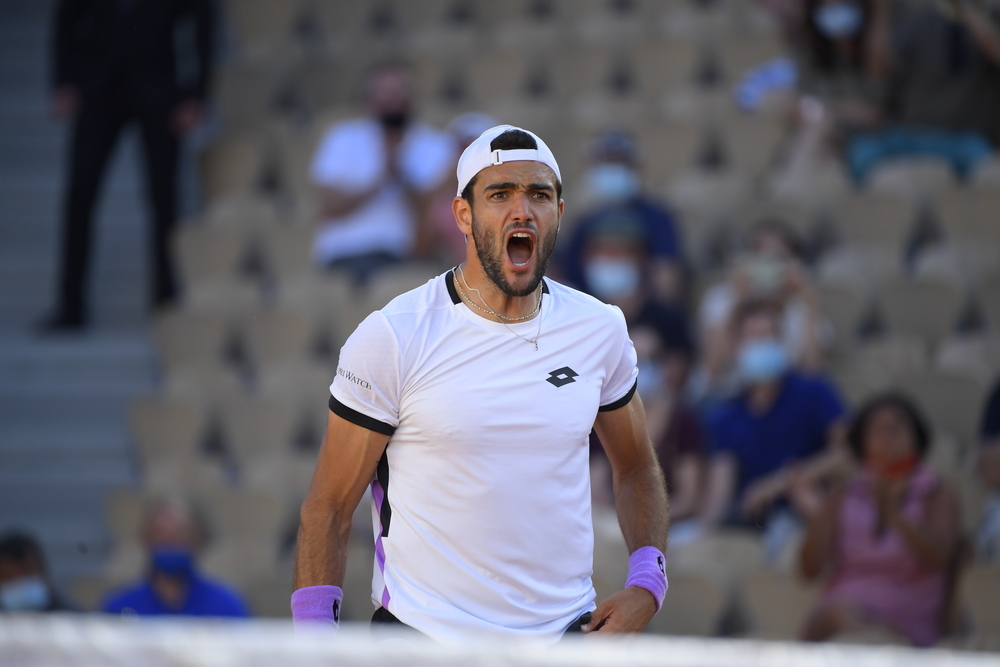 Matteo Berretini, Roland-Garros 2021 first round