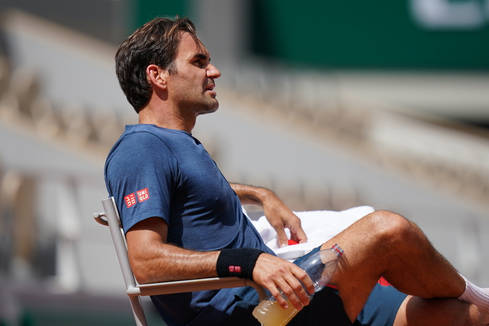 Roger Federer, Roland Garros 2021, practice