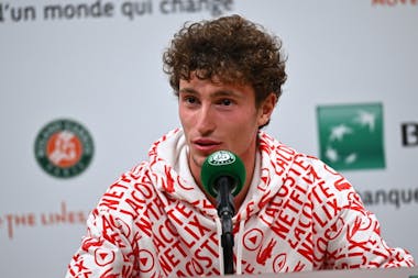 Ugo Humbert, media day, Roland-Garros 2023