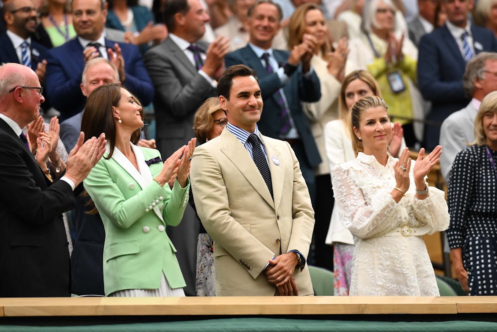 Roger Federer / Royal Box Wimbledon 2023