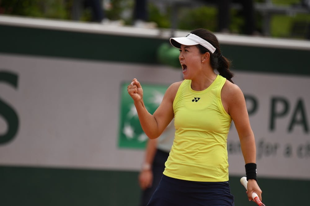 Lin Zhu, 3e tour, qualifications, Roland-Garros 2022