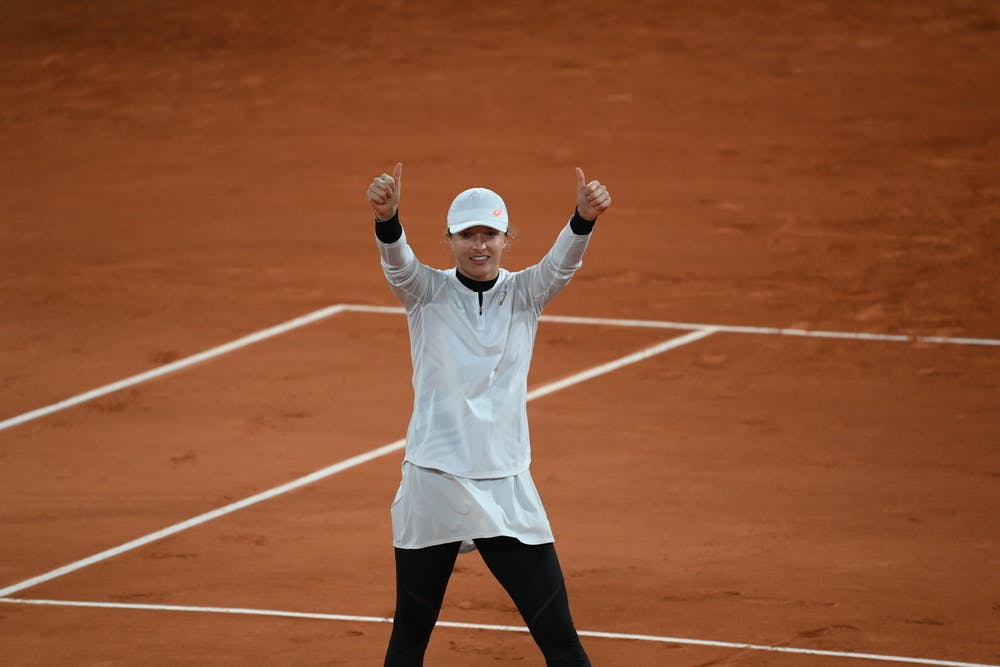 Iga Swiatek, Roland-Garros 2020, 1/4 de finale