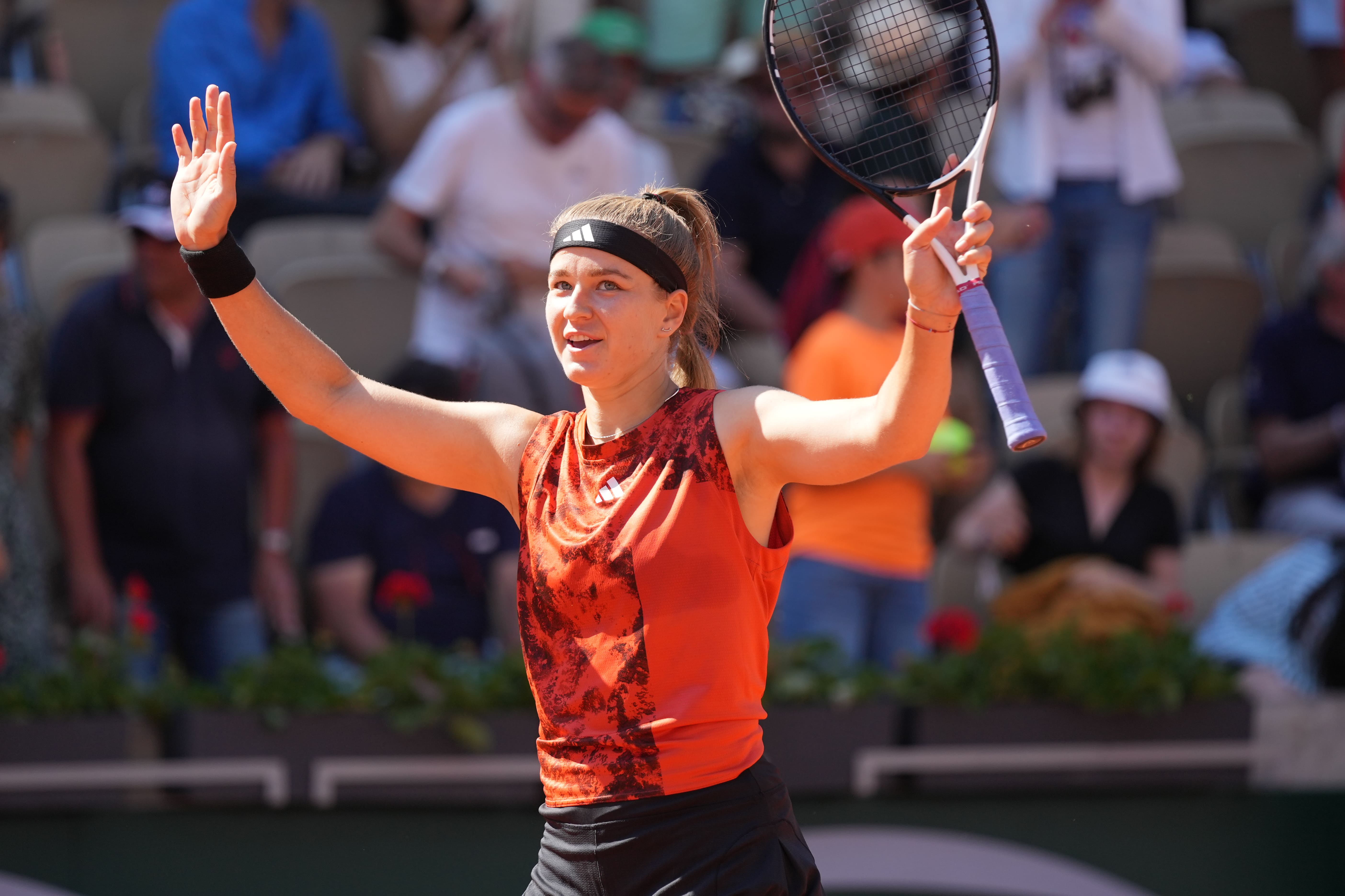 Karolina Muchova, huitièmes de finale, Roland-Garros 2023