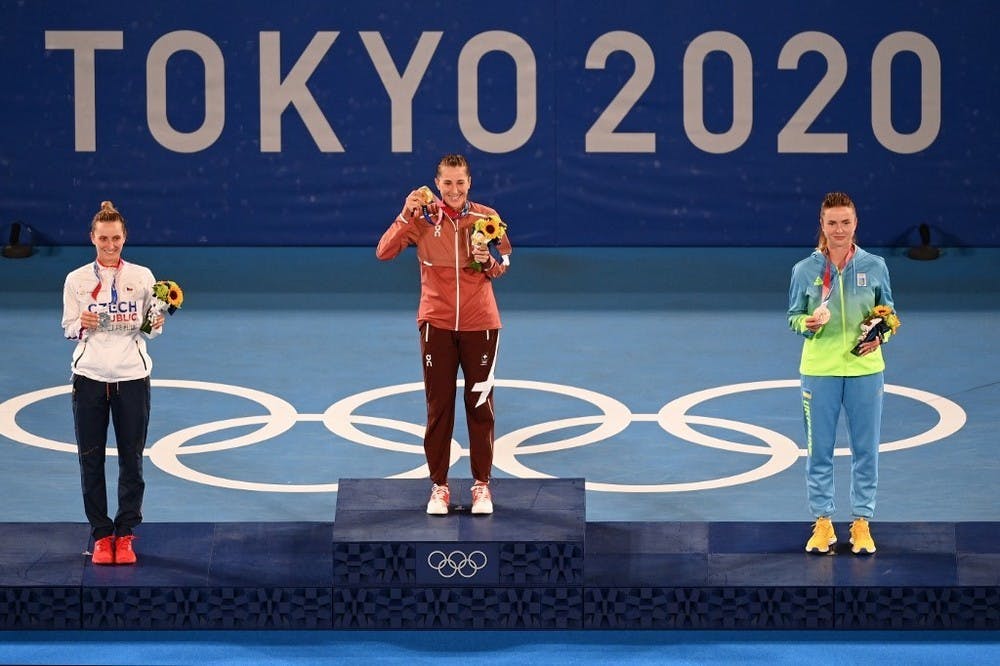 Belinda Bencic & Marketa Vondrousova & Elina Svitolina / Jeux Olympiques Tokyo