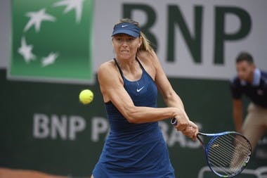 Roland-Garros 2018, Maria Sharapova, 1er tour, 1s round