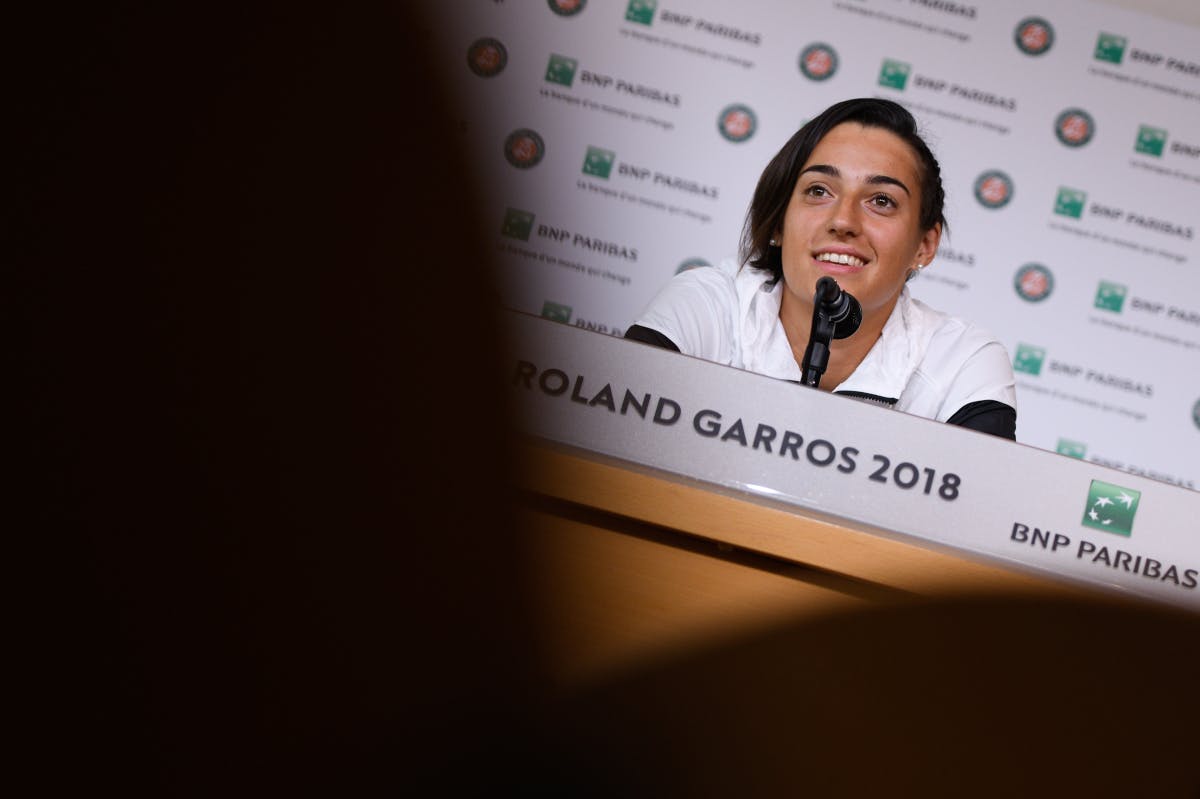 Roland-Garros 2018, Caroline Garcia, media day