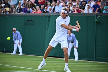 Stefanos Tsitsipas, 1e tour, Wimbledon 2023