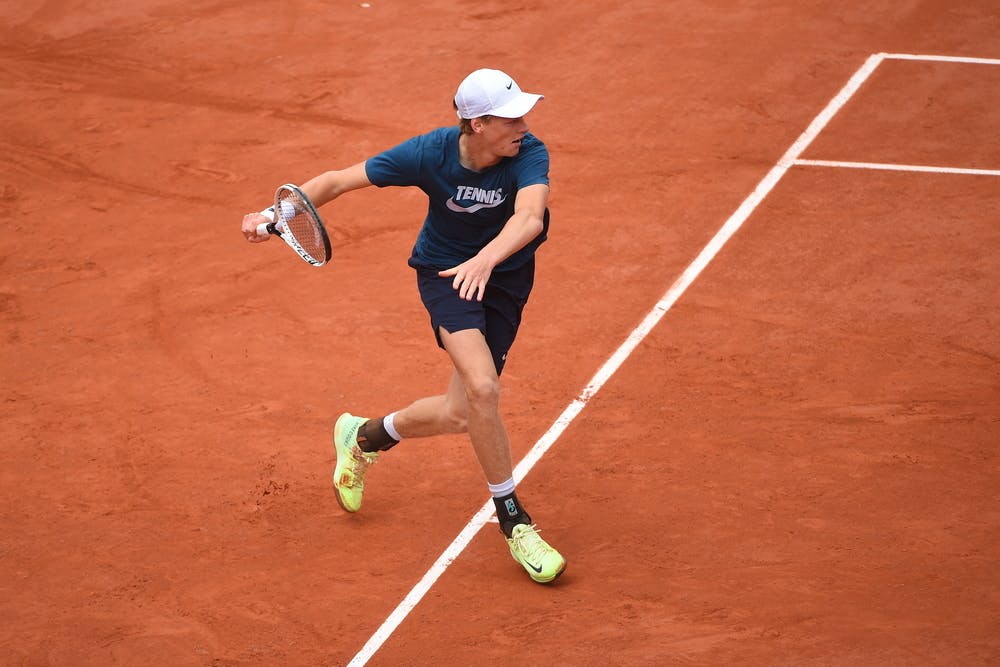 Jannik Sinner, Roland Garros 2020, practice