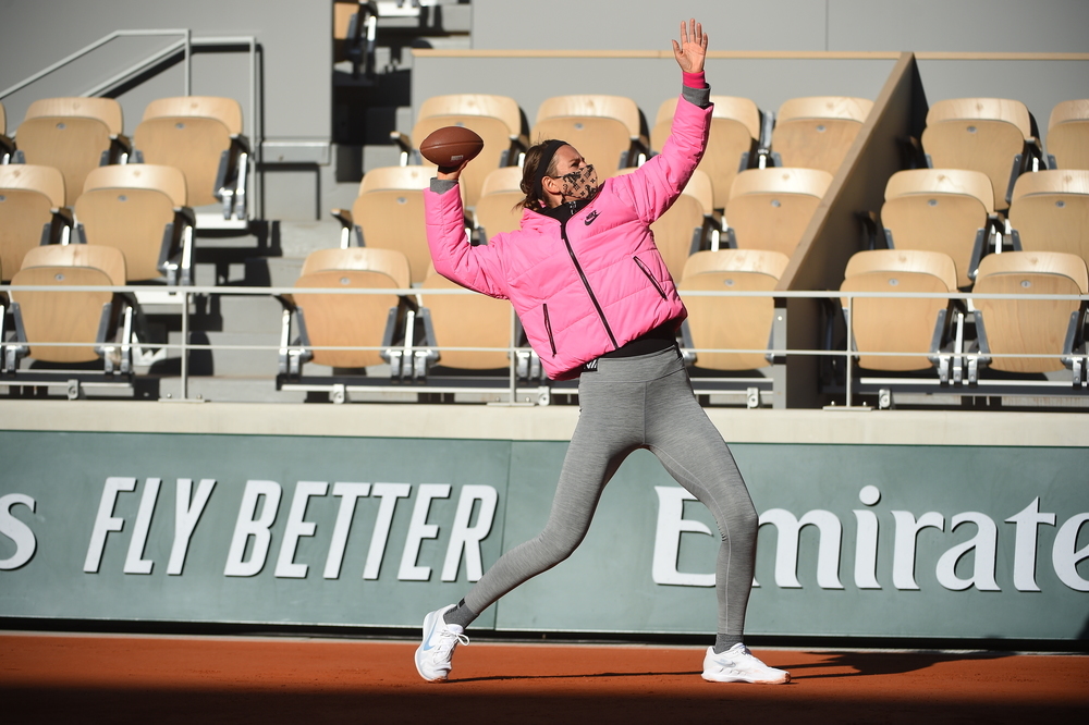 Victoria Azarenka, Roland-Garros 2020, entraînement