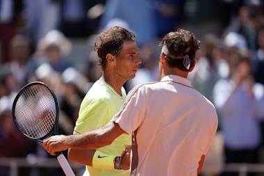 Rafael Nadal et Roger Federer à Roland-Garros 2019