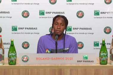 Coco Gauff press Roland-Garros 2021