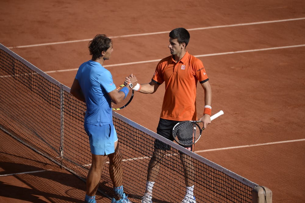 Novak Djokovic et Rafael Nadal en 2015