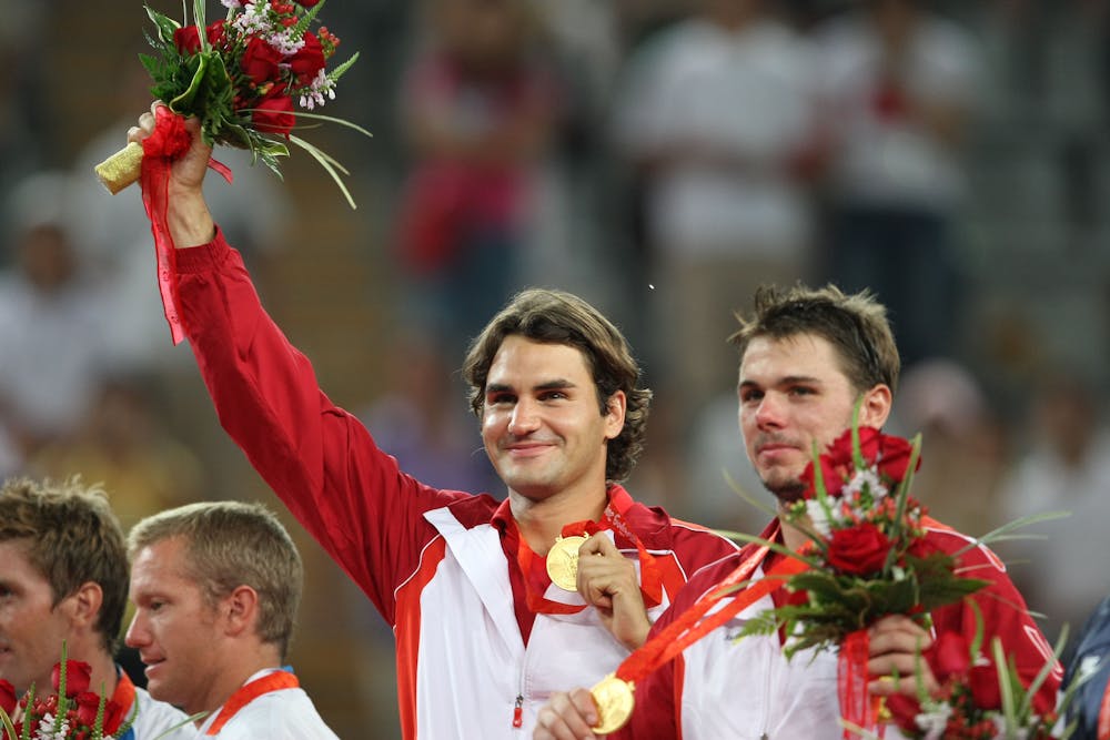Roger Federer & Stan Wawrinka / Jeux Olympiques de Pékin 2008